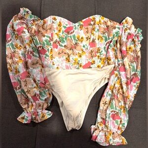 Floral Long Sleeve Bodysuit